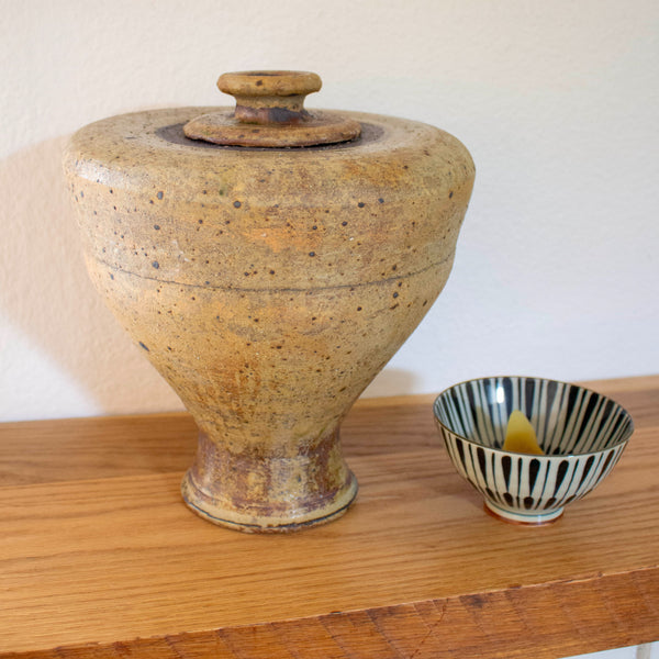 ceramic lidded jar 
