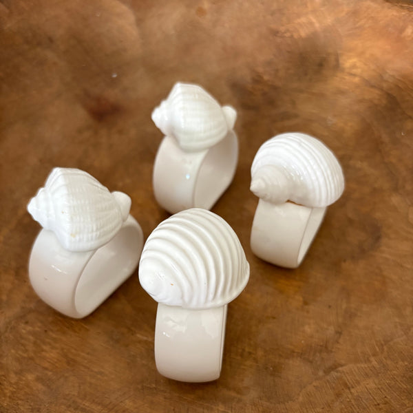 sea shell napkin rings