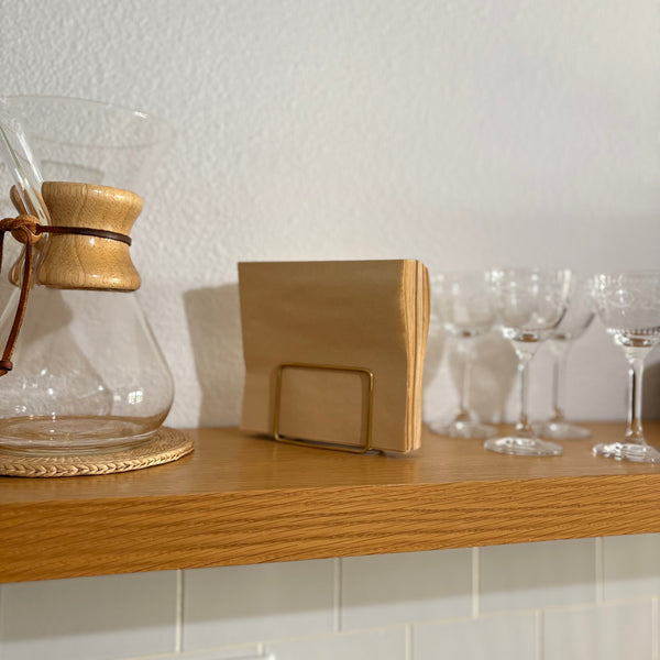 Brass paper holder