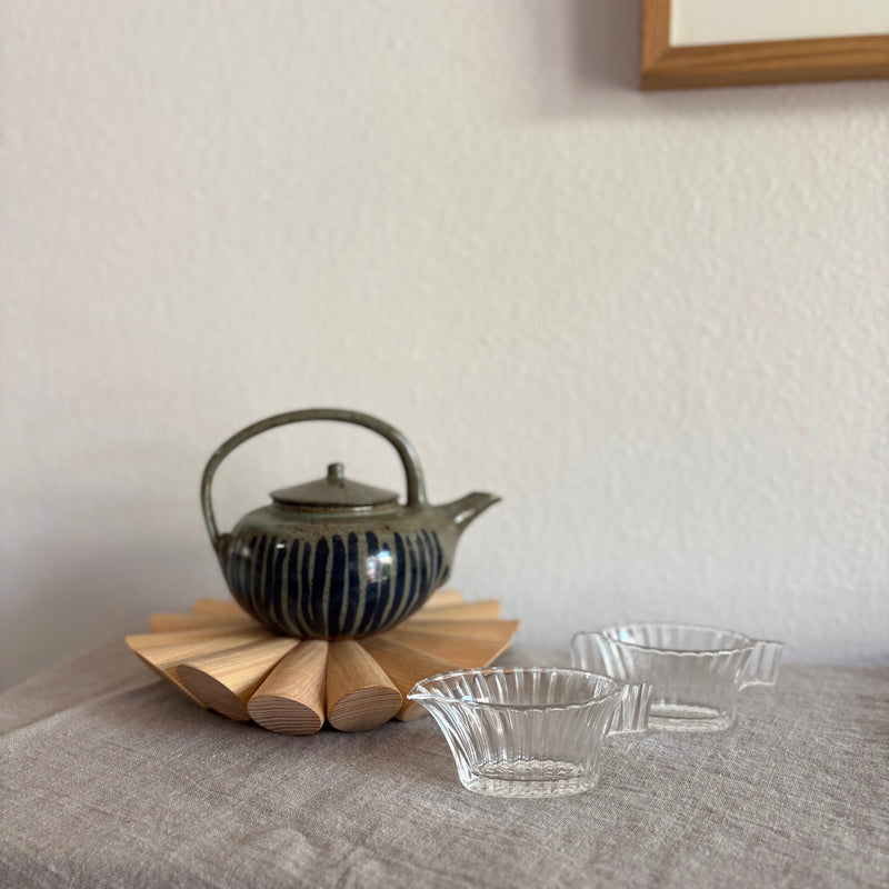 crystal cream and sugar set 