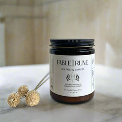 Sea Palm and Cyprus Candle