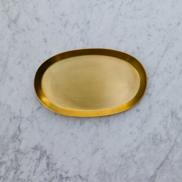 Oval Brass Tray