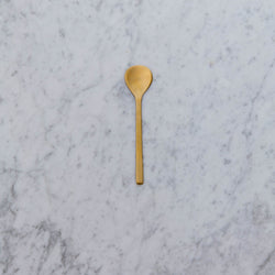 fog linen brass spoon