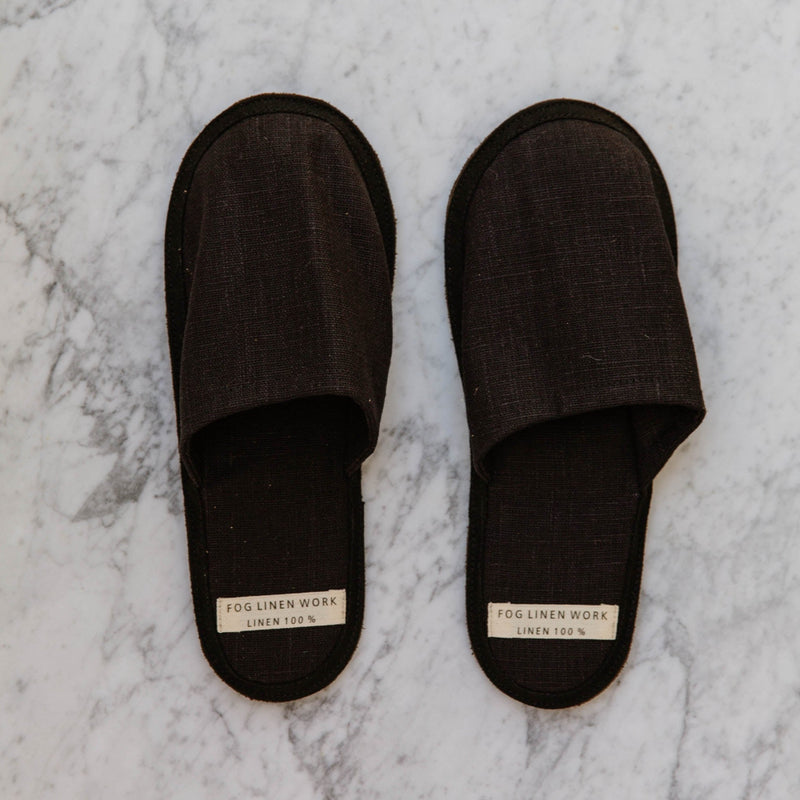 Linen Slippers M- US 7/8 / Natural Linen Slippers M- US 7/8 / Natural