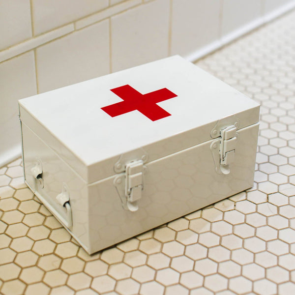 Enamel First Aid Box