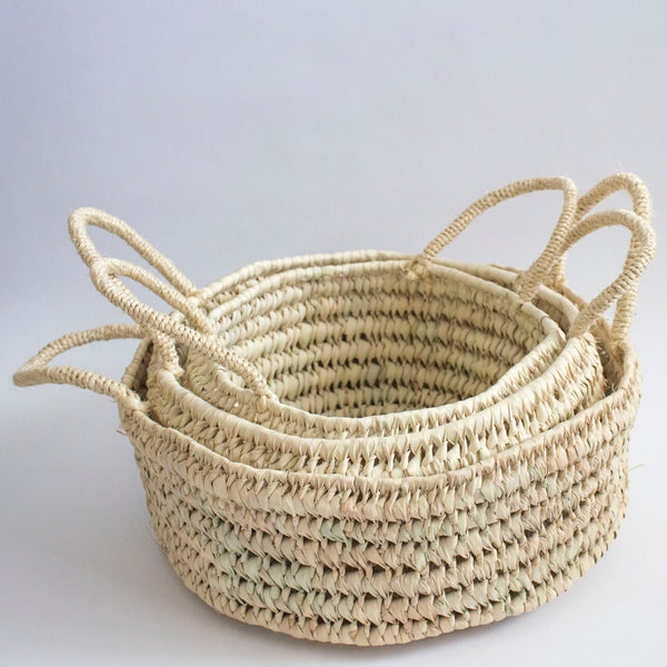 Round Open Weave Basket